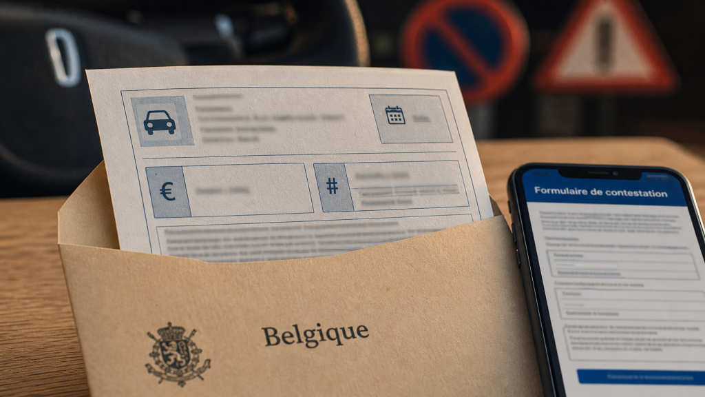 Amende belge reçue par un Français : payer, contester et éviter les pièges
