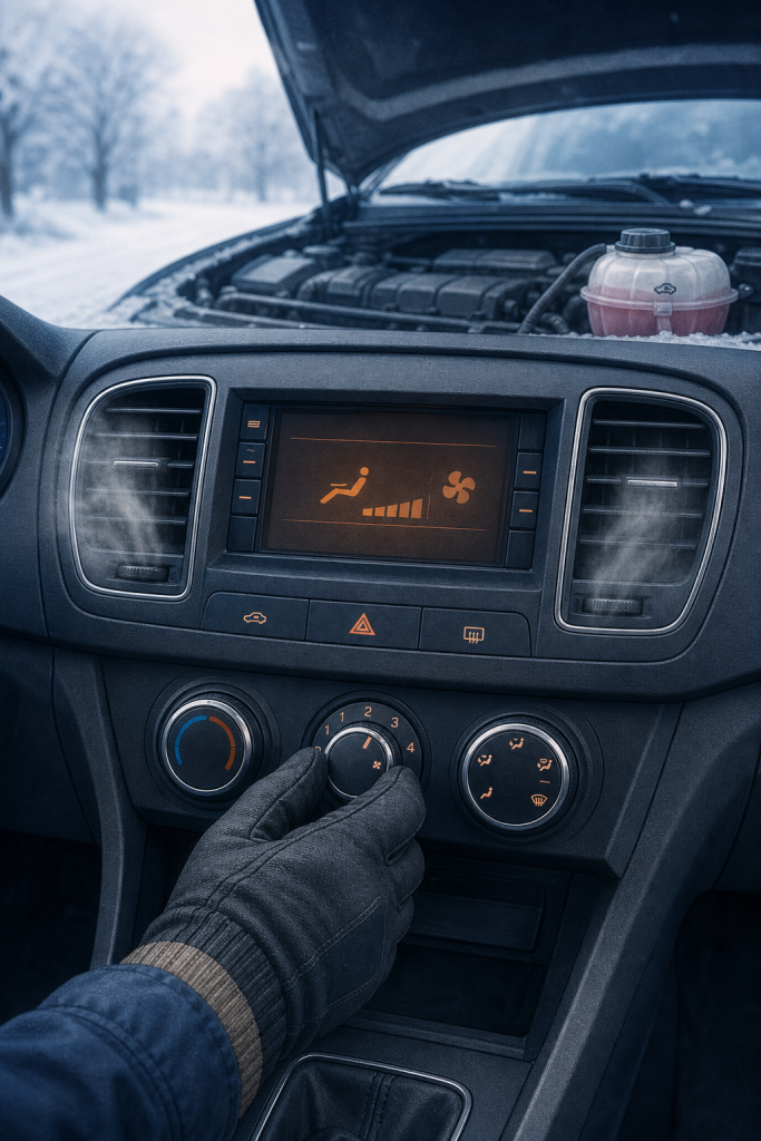 Chauffage de voiture qui souffle froid : 5 vérifications avant de remplacer une pièce