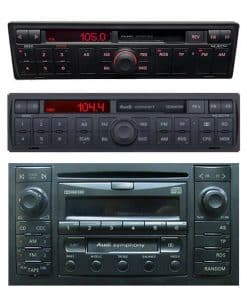 2. Edler Audi Radio Doppel-DIN - Multifunktional mit CD, USB & Bluetooth.