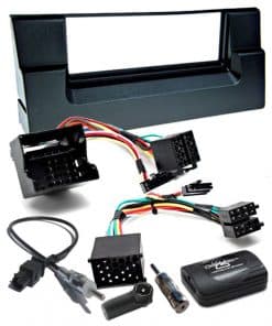 31-DIN Radio Subframeschiene für AutoradioEinbau mit Kabelsatz und Adapter, passend für kompatible Fahrzeuge.