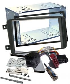 Multimedia-Adapterrahmen für Autoradi Einbau, universell, für verschiedene Modelle.