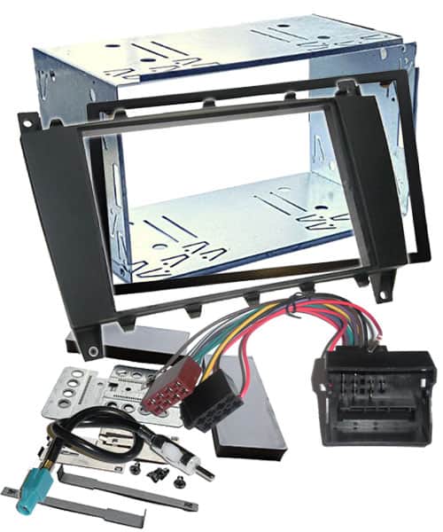 2. Passendes Einbauset für Autoradios und Navigationssysteme.