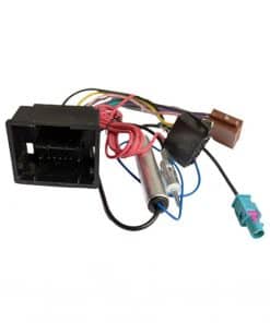 Steckeradapter für Autoradio, Kabelsatz mit Strom- und Signaleinheiten, für Fahrzeug- und Radioeinbau.