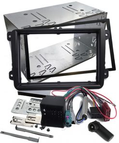 2. Passender Einbaurahmen für Autoradio, universell geeignet, langlebig und stabil.