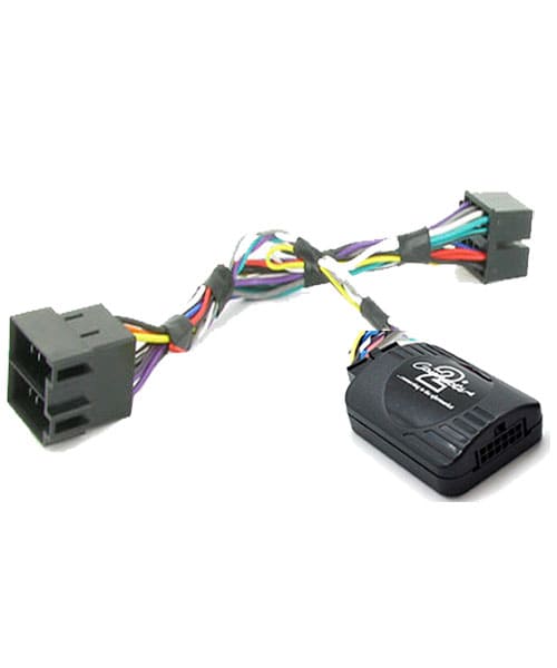 Steuergerät mit Kabelanschluss für Car-Alarm- und Multimediainstallationen.