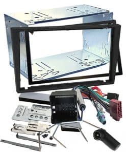 Einbaurahmen für Autoradio mit Elektronik-Set für Fahrzeugmontage.