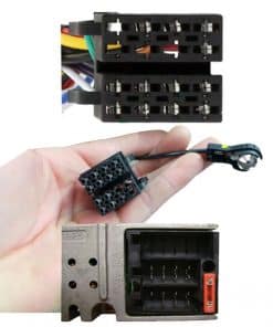 Schwarz verbinder für Car-HiFi Anlage, Kabel- und Sicherungsbox.