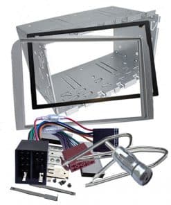 Alu-Rahmen für Autoradio Einbauset, edle Optik, passgenau.