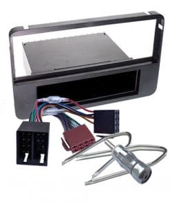 AUDIO-Adapterrahmen mit Kabelsatz für Radioeinbau in Fahrzeuge, passendes Zubehör.