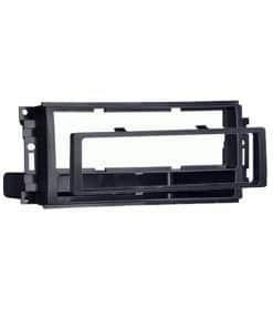 Kfz-Rahmen für Autoradio Einbau, universal, schwarz, Halterung, Montagezubehör.