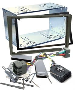 2. Autodvd Einbaurahmen mit Verkleidung für Autoradio Installation.