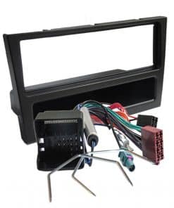 Hauptbild für Autoradio-Einbauset mit Rahmen, Kabel und Befestigung.