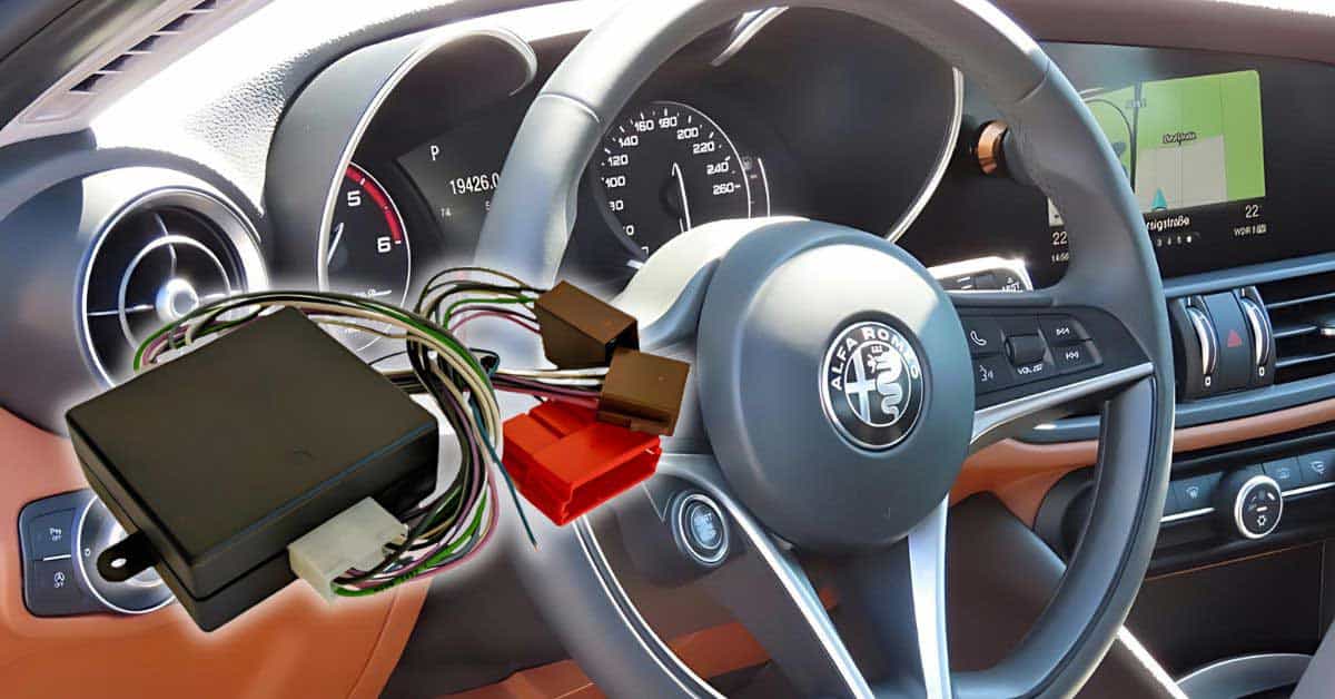 Adapter-Controller für Fahrzeug-Entertainment-Systeme, passend für Alfa Romeo Fahrzeuge.