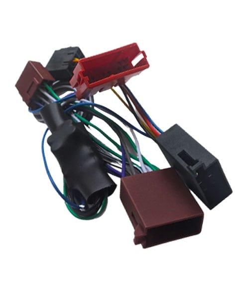 Verbindungskabelbaum für Autoradios und Navigationssysteme.