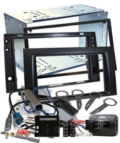 Steckerrahmen für Autoradio, passend für viele Fahrzeugmodelle, einfache Installation.