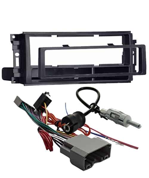 Adapter-Rahmen für Autoradio, inklusive Kabelsatz und Einbausatz.