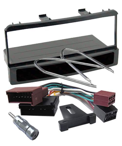 Halterung für Autoradio und Verbindungskabel Set für Autoradio-Einbau.