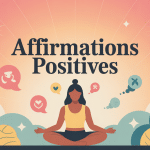 affirmation positive positivia.fr illustration vectorielle méditation