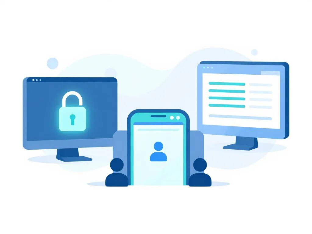 connexion sécurisée sur akeo portail schéma concept