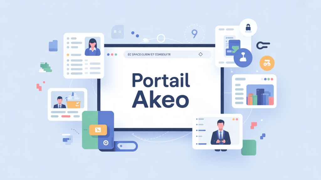 illustration accès sécurisé akeo portail espace en ligne