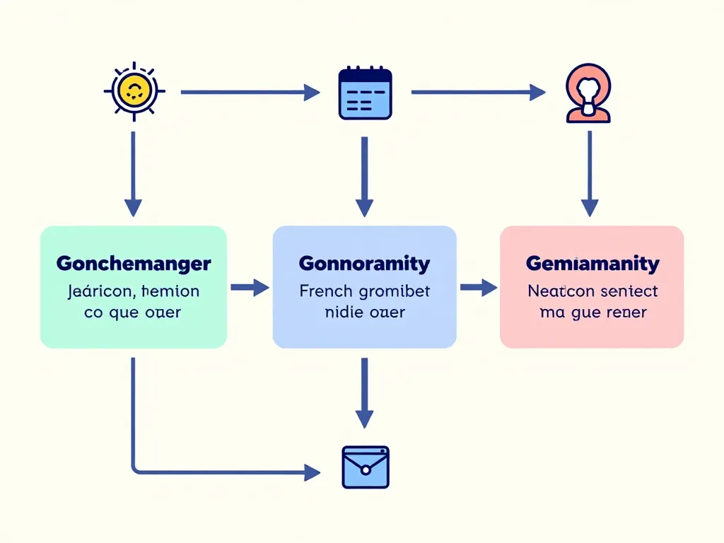 Diagramme SEO règles grammaire ça été ta journée ou ça était