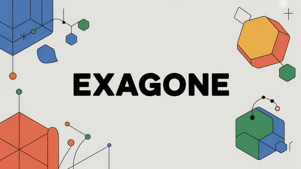 Illustration confusion exagone hexagone