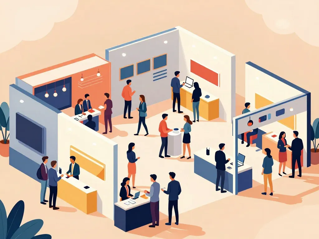 Espace Champerret halls modulables visiteurs