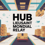 hub lieusaint mondial relay illustration centre tri