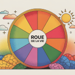 la roue de la vie secteur santé travail finances relations loisirs