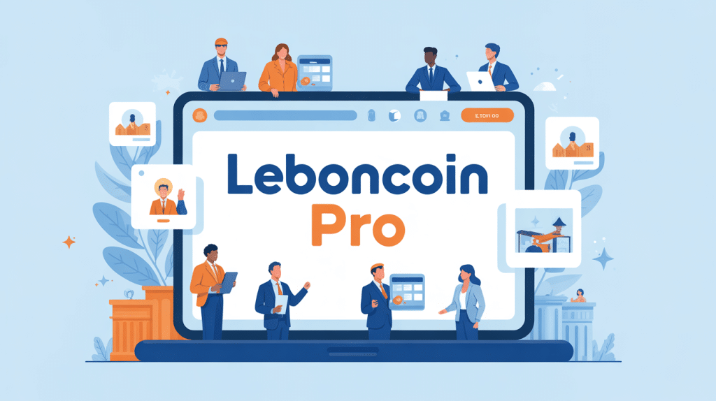 Illustration Leboncoin Pro plateforme pour professionnels
