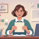 illustration élève lettre de motivation stage seconde moderne vectoriel