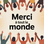 illustration gratitude merci pour tout le monde