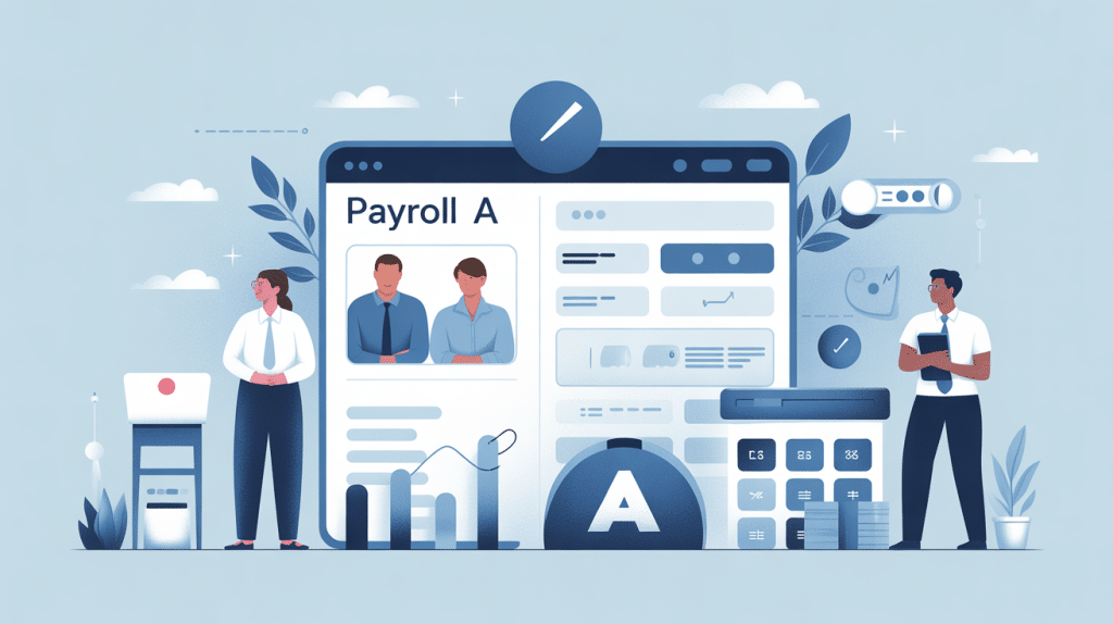 illustration payroll a logiciel de paie