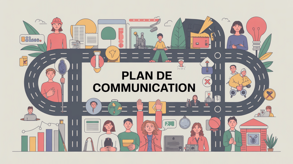 Plan de communication structuré et professionnel