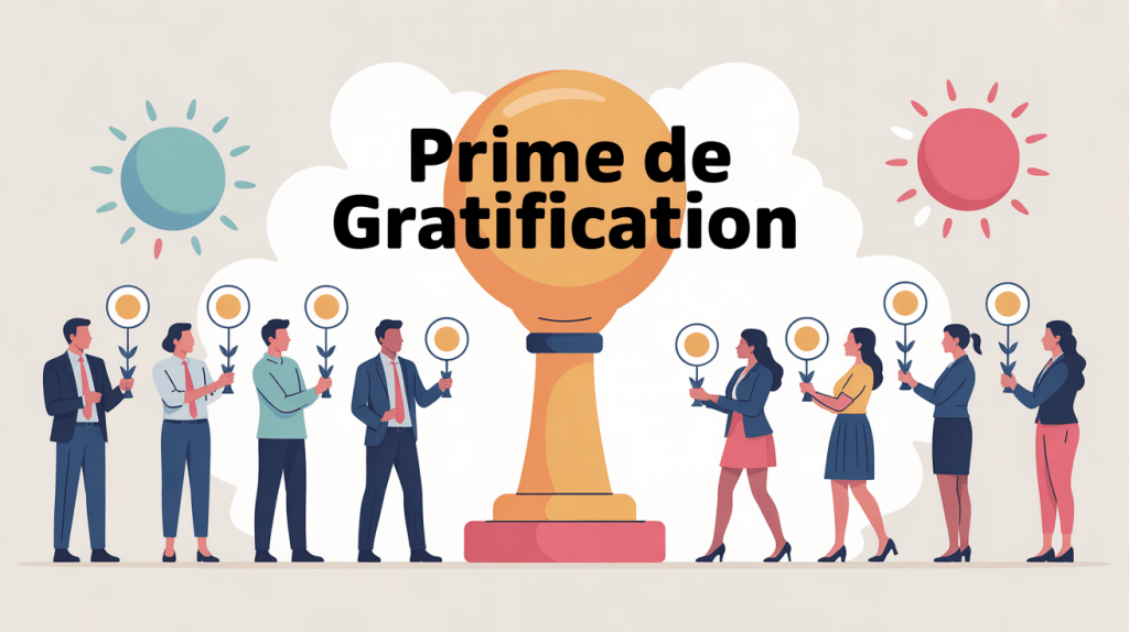 prime de gratification illustration récompense collaborateurs