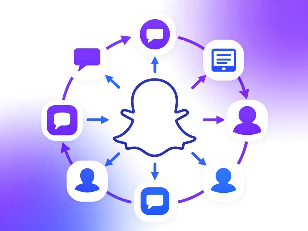 score snap augmente quand diagramme concept Snapchat