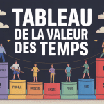 illustration la valeur des temps tableau conjugaison française