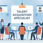 illustration talent acquisition specialist équipe dynamique