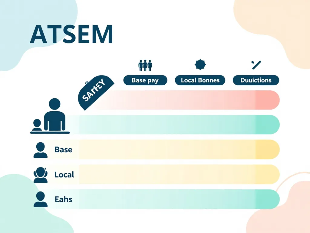 atsem salaire diagramme structure rémunération