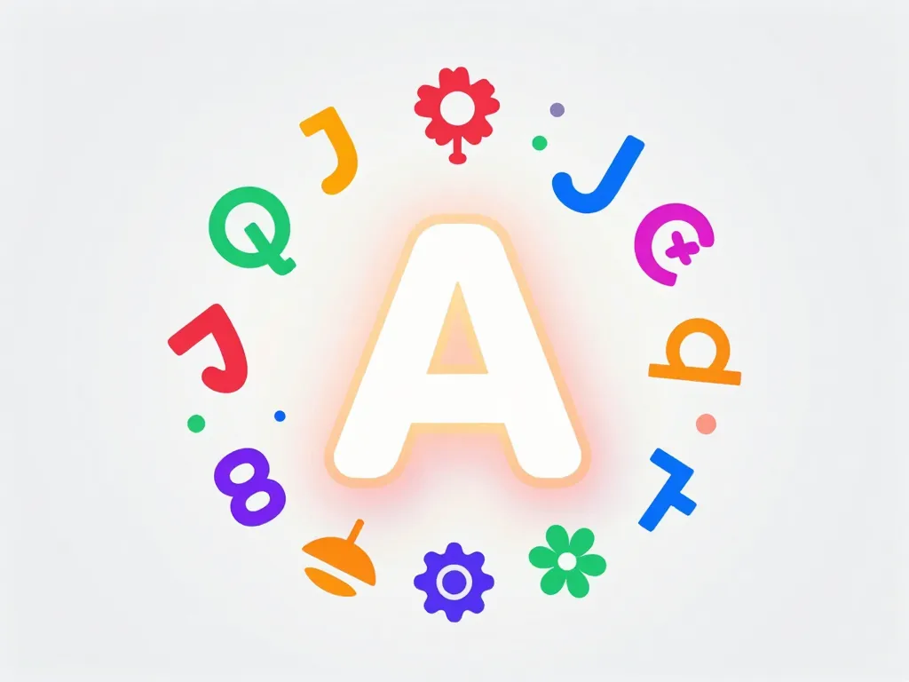 Création marque en a distinctive illustration