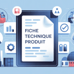 illustration fiche technique produit centrale bleue