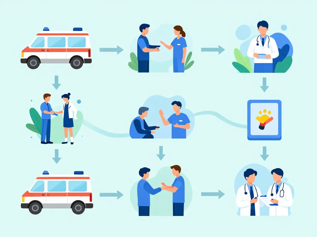 Diagramme modules stages formation ambulancier taxi