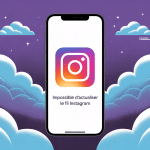 illustration impossible d actualiser le fil instagram smartphone bloque