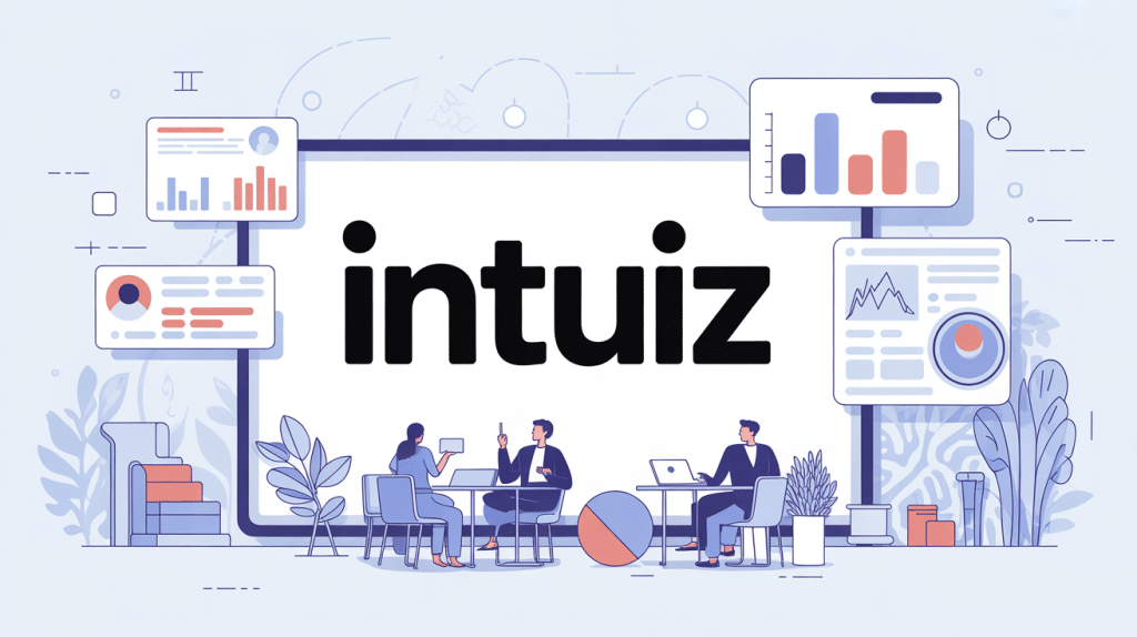 Intuiz plateforme études de marché visuel vectoriel