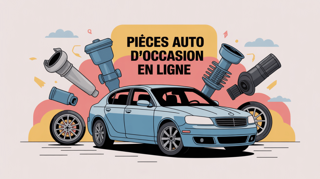 opisto achat pièces auto d'occasion illustration