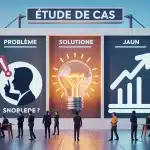 étude de cas exemple, illustration processus client