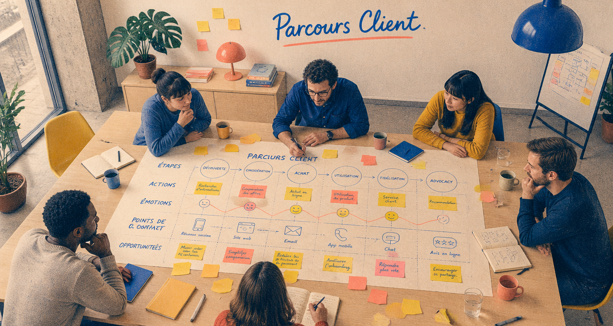 Formation parcours client autour d'une Customer Journey Map