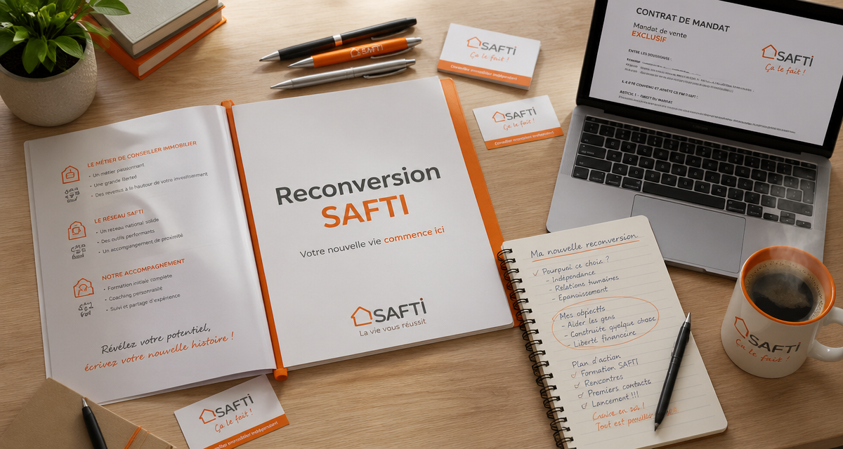 reconversion agent immobilier safti dossier formation bureau