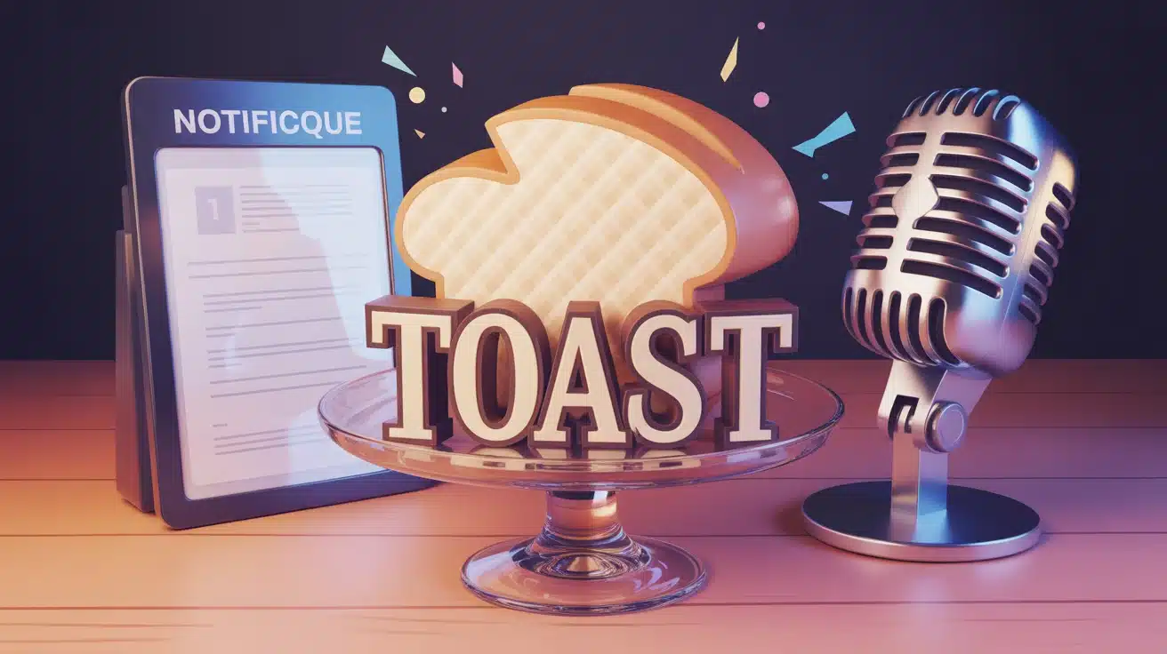 toast définition, pain grillé, signal numérique