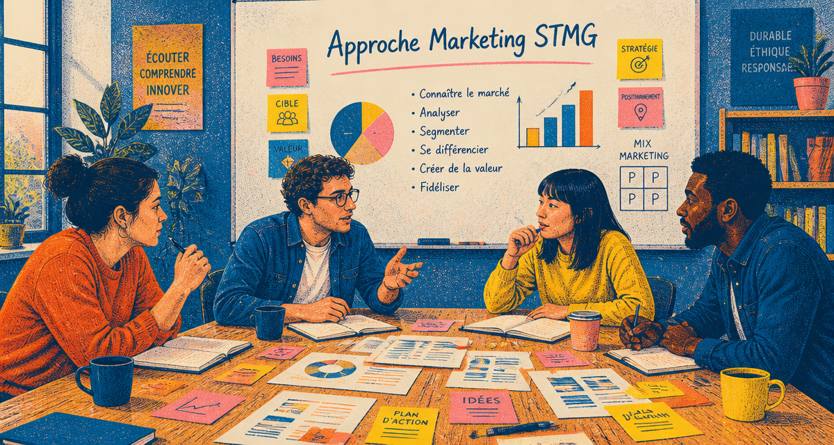 approche marketing stmg débat équipe